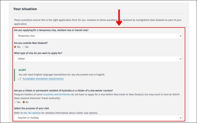 Nhu cầu xin visa New Zealand