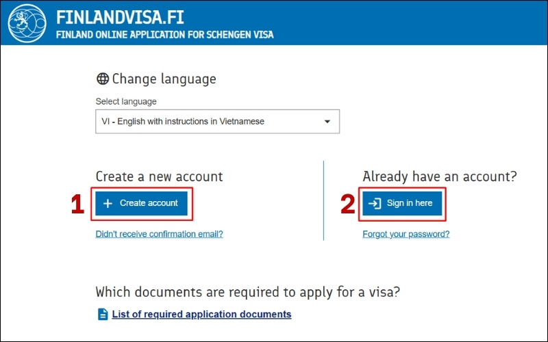 Truy cập visa Phần Lan