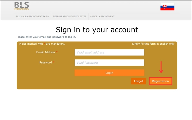 Đăng ký visa Slovakia