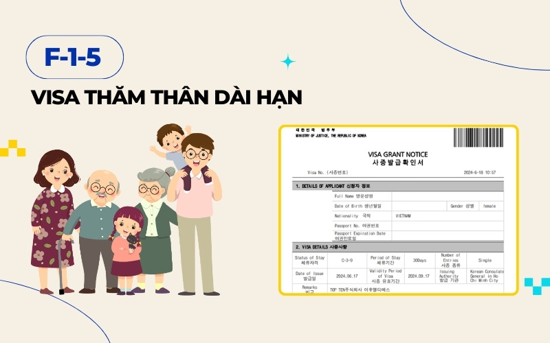 Visa thăm thân Hàn Quốc dài hạn