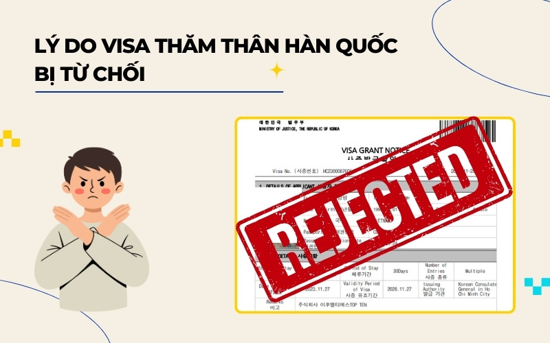 Vias thăm thân Hàn Quốc bị từ chối