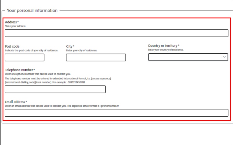 Thông tin cá nhân