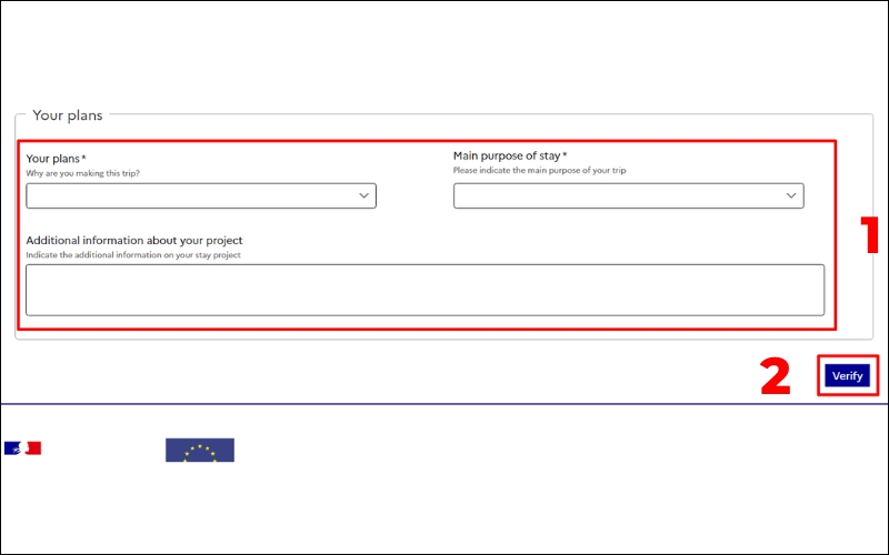Kế hoạch xin visa Pháp online