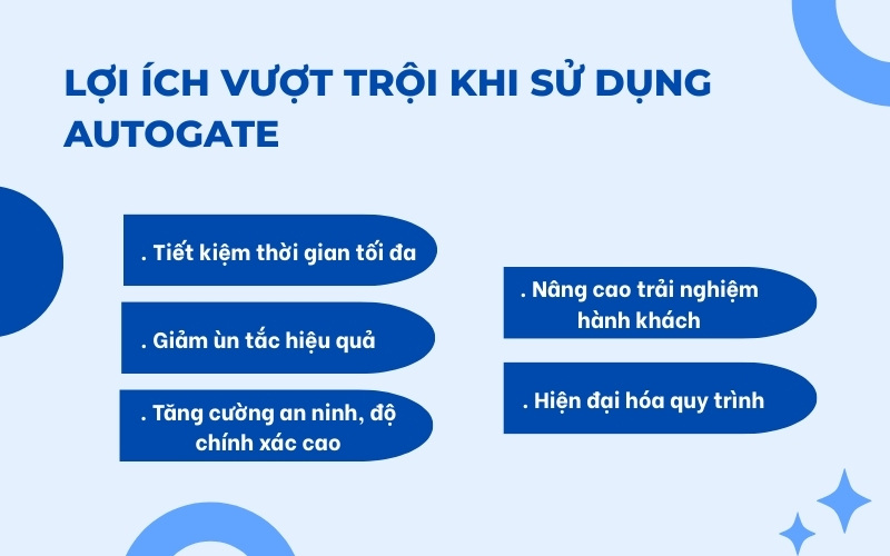 Lợi ích của xuất nhập cảnh tự động