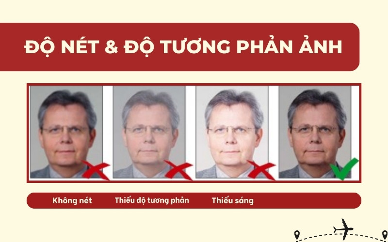 Độ tương phản ảnh visa Đức