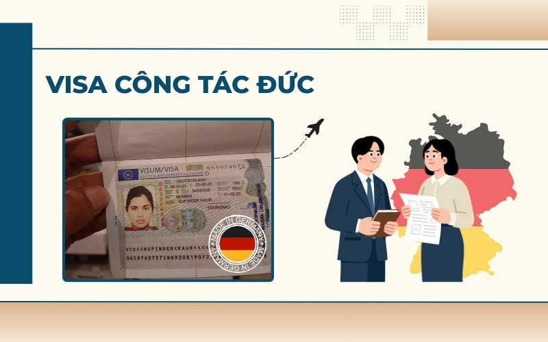 Các loại visa Đức công tác