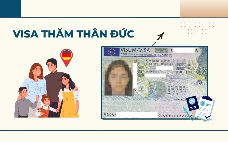 Các loại visa Đức thăm thân