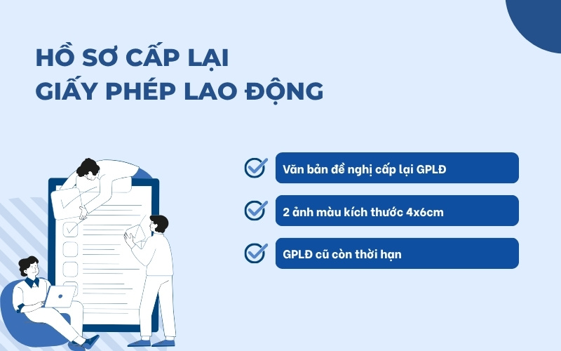 Hồ sơ cấp lại giấy phép lao động