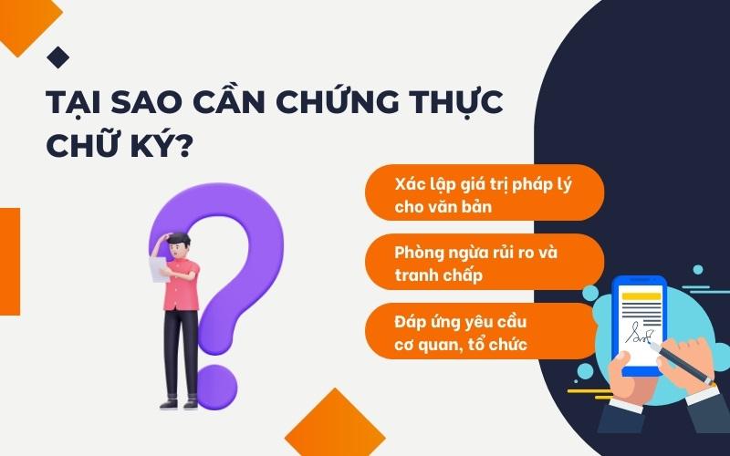 Tại sao chứng thực chữ ký