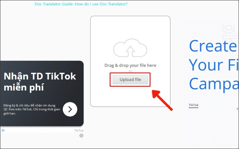Upload file
