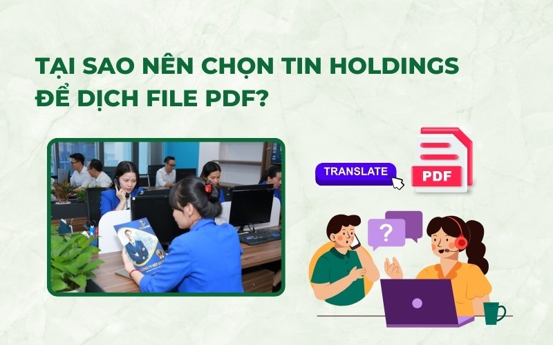 Dịch vụ dịch file PDF tiếng Anh sang tiếng Việt