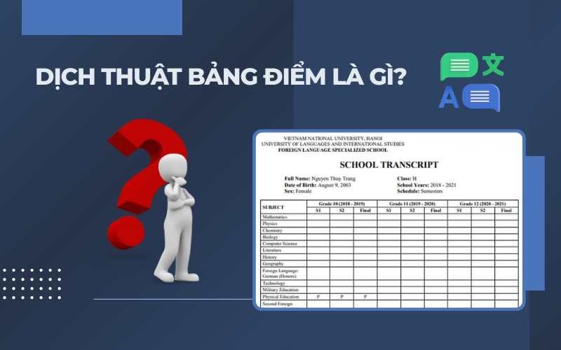 Dịch thuật bảng điểm là gì