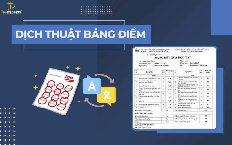 Dịch thuật bảng điểm