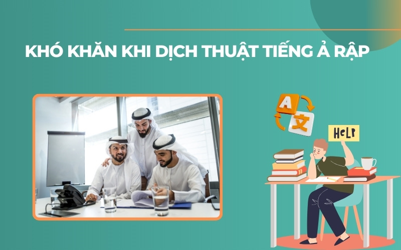 Khó khăn dịch thuật tiếng Ả Rập