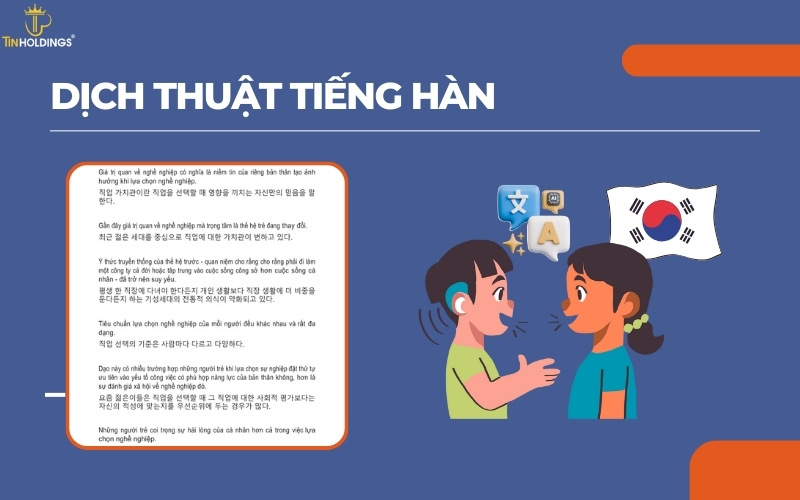 Dịch thuật tiếng Hàn