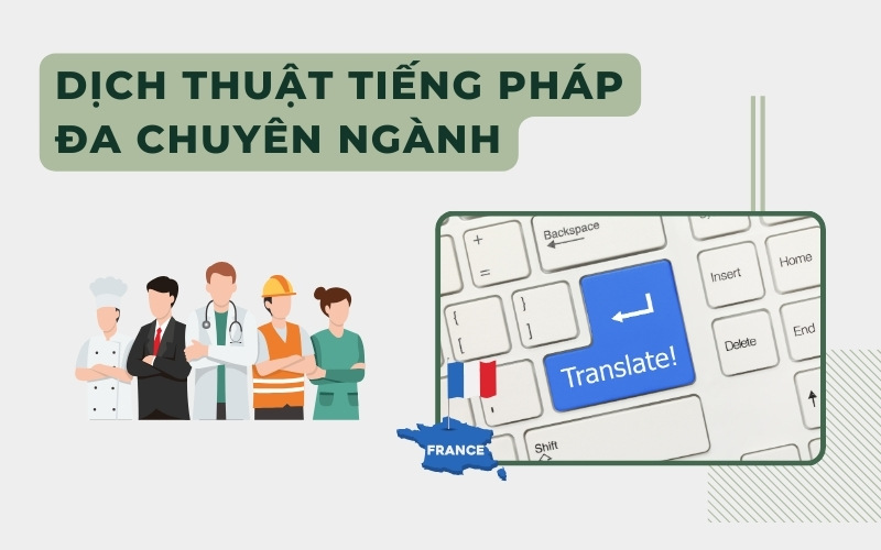 Dịch thuật tiếng Pháp đa chuyên ngành