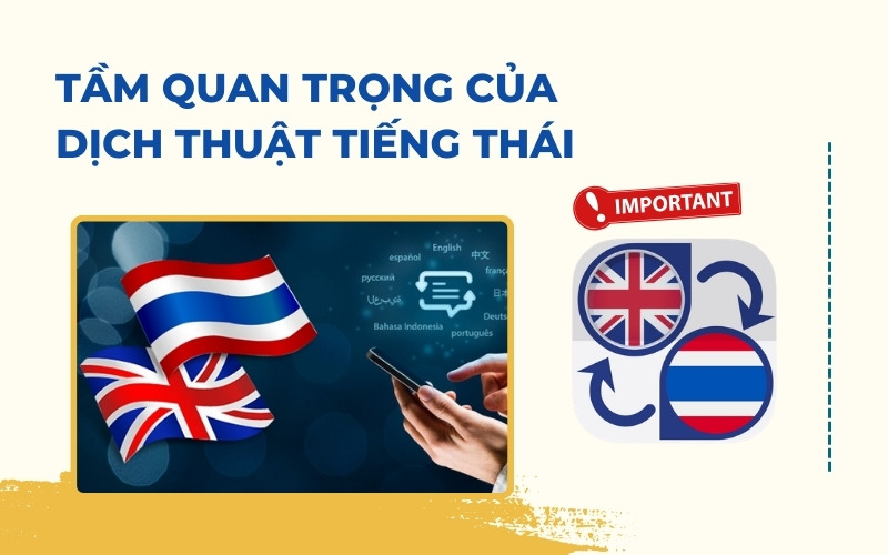 Tầm quan trọng dịch thuật tiếng Thái