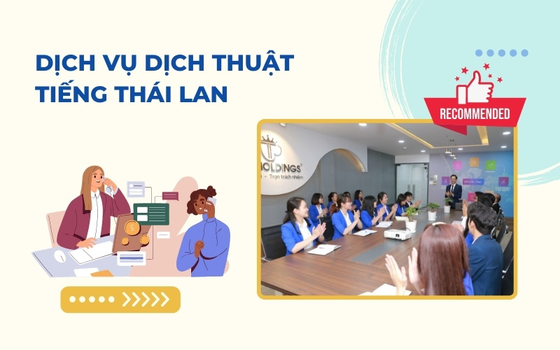 Dịch vụ dịch thuật tiếng Thái