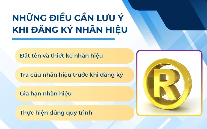 Những điều cần lưu ý khi đăng ký bảo hộ nhãn hiệu