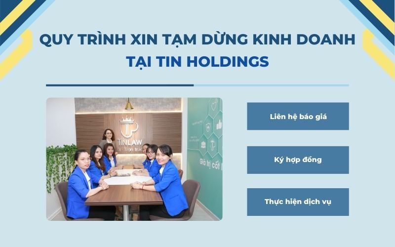 Quy trình dịch vụ xin tạm ngừng kinh doanh tại TIN Holdings