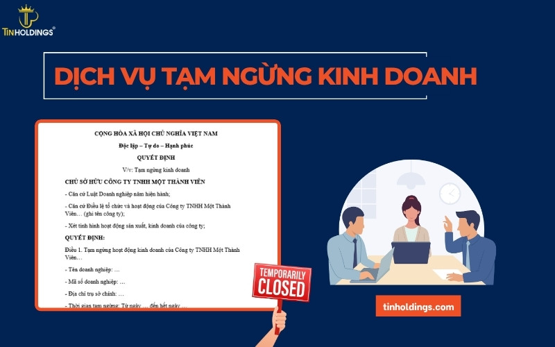 Dịch vụ tạm ngừng kinh doanh