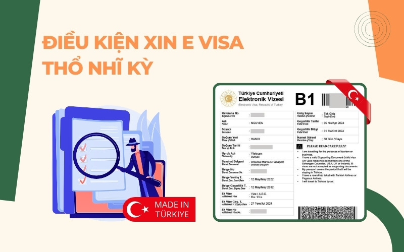 Điều kiện E visa Thổ Nhĩ Kỳ