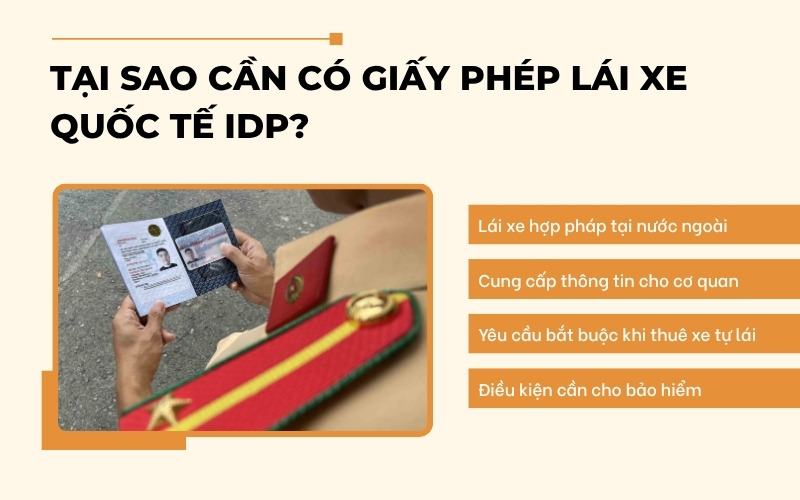 Tại sao cần giấy phép lái xe quốc tế IDP?