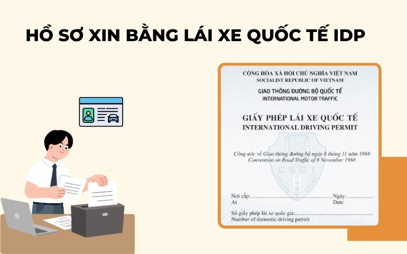 Hồ sơ giấy phép lái xe quốc tế IDP