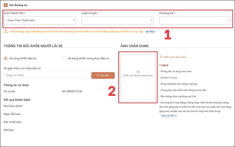 Tải ảnh giấy phép lái xe quốc tế IDP