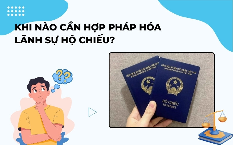 Khi nào cần hợp pháp hóa lãnh sự hộ chiếu