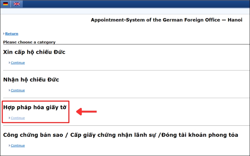 Chọn hợp pháp hóa lãnh sự giấy tờ Đức