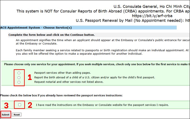 Tick chọn theo yêu cầu
