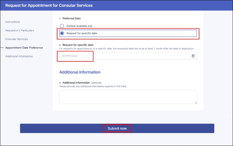 Đặt hẹn hợp pháp hóa lãnh sự Singapore