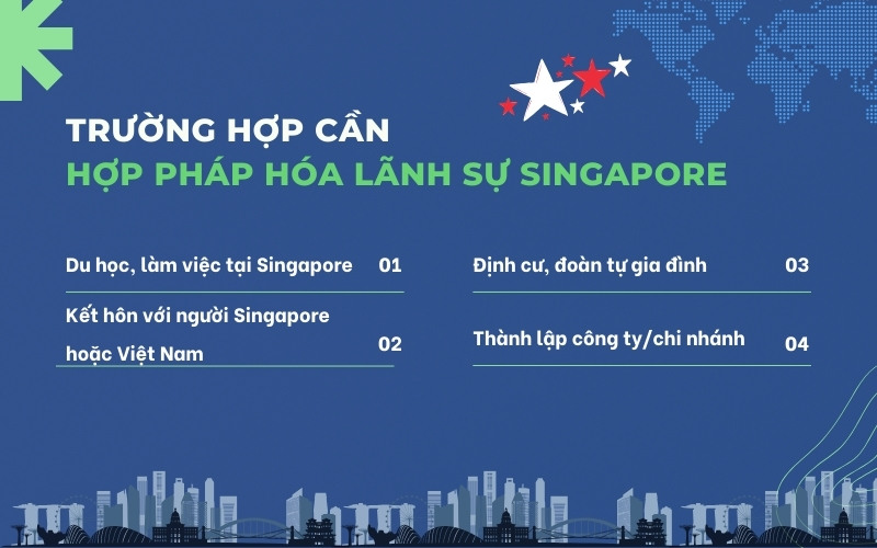 Trường hợp hợp pháp hóa lãnh sự Singapore