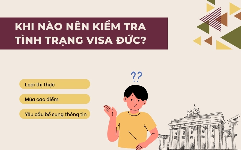 Khi nào kiểm tra tình trạng visa Đức?