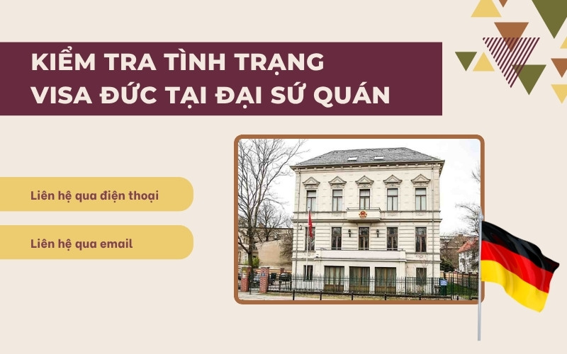 Kiểm tra tình trạng visa Đức tại Đại sứ quán