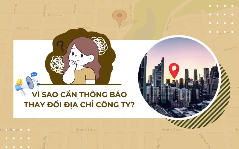 Bắt buộc cần phải điền mẫu thông báo thay đổi địa chỉ công ty khi thực hiện thay đổi địa chỉ công ty