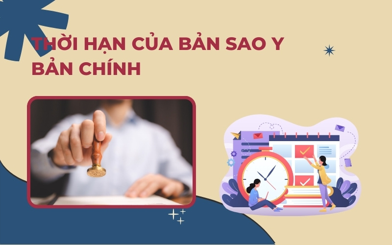 Thời hạn soa y bản chính