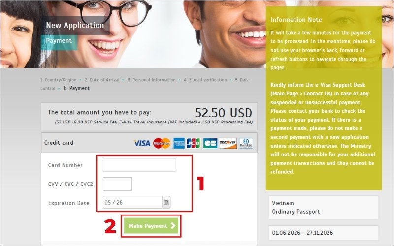 Thanh toán visa Thổ Nhĩ Kỳ