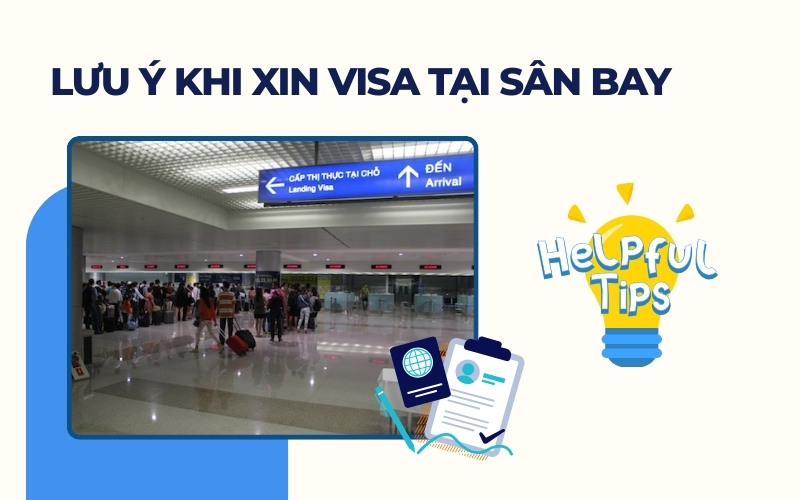 Lưu ý xin visa Việt Nam tại sân bay