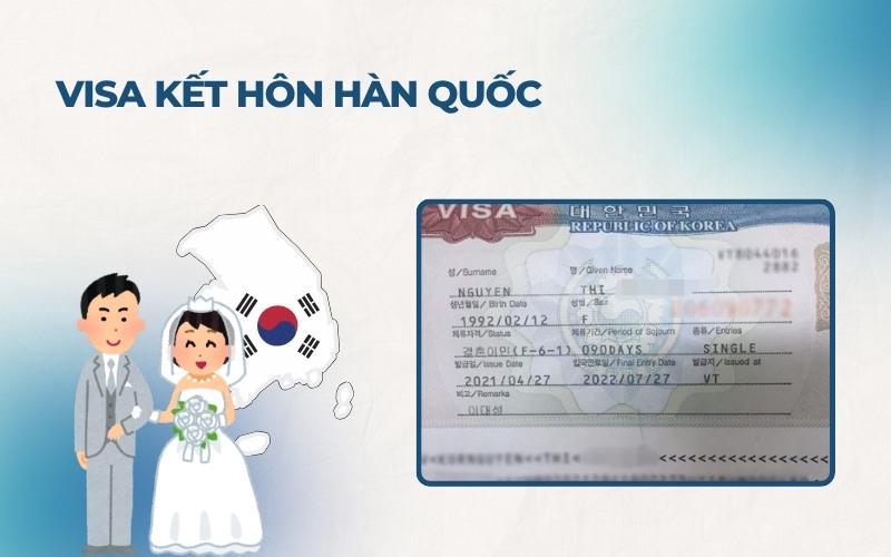 Các loại visa Hàn Quốc kết hôn