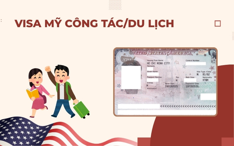 Các loại visa Mỹ công tác