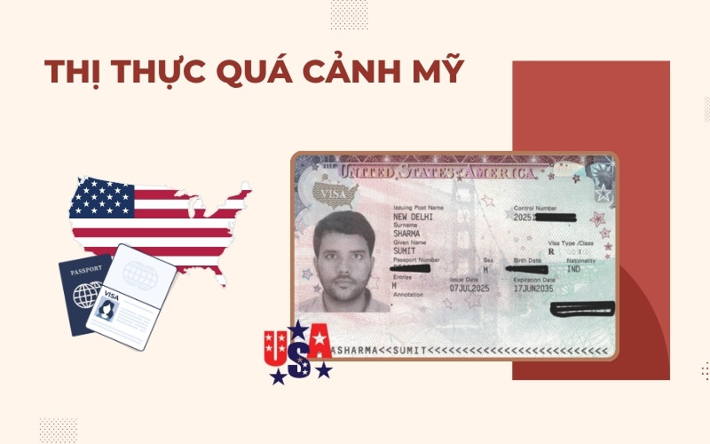 Các loại visa Mỹ quá cảnh