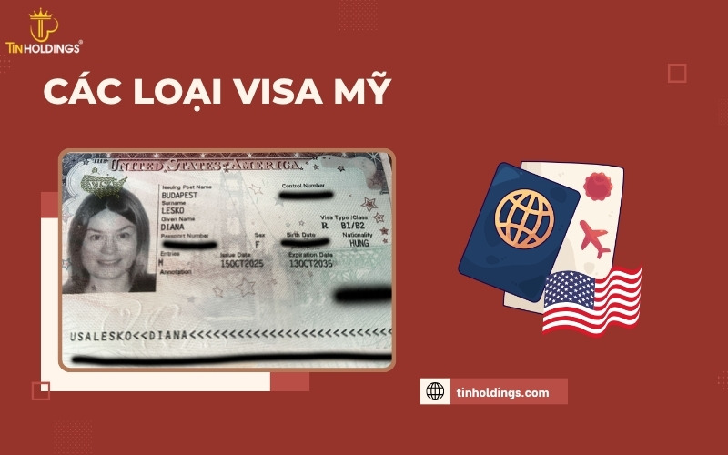 Các loại visa Mỹ