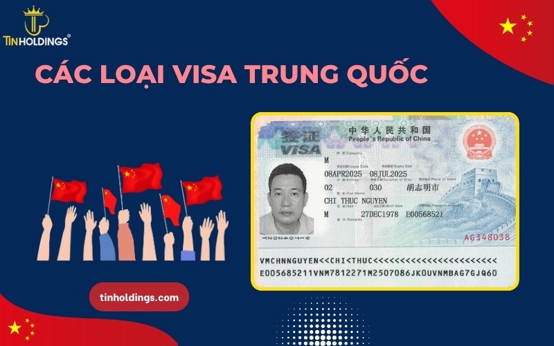 Các loại visa Trung Quốc