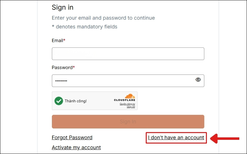 Đăng ký tài khoản