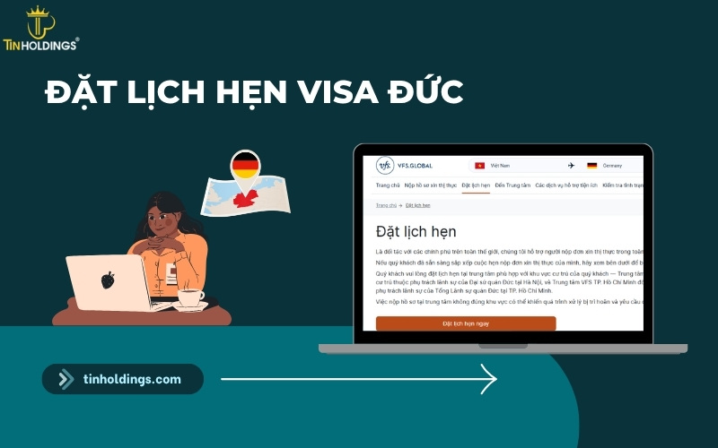 Đặt lịch hẹn visa Đức