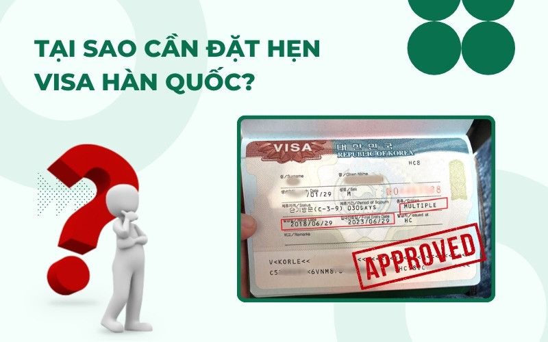 Tại sao cần đặt lịch hẹn visa Hàn Quốc