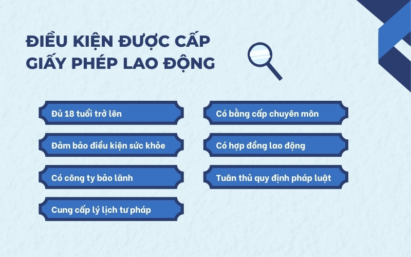 Điều kiện cấp giấy phép