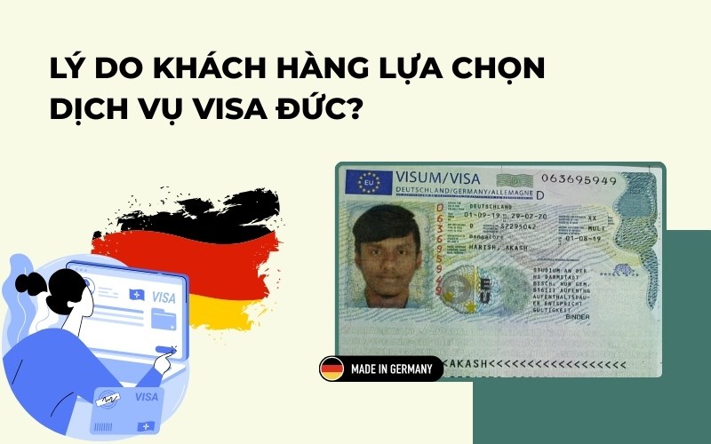 Khách hàng lựa chọn dịch vụ visa Đức